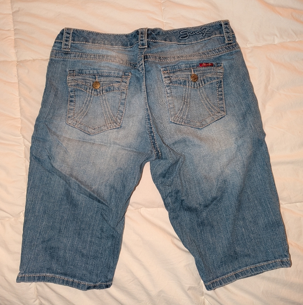 Blue Denim Shorts Jeans